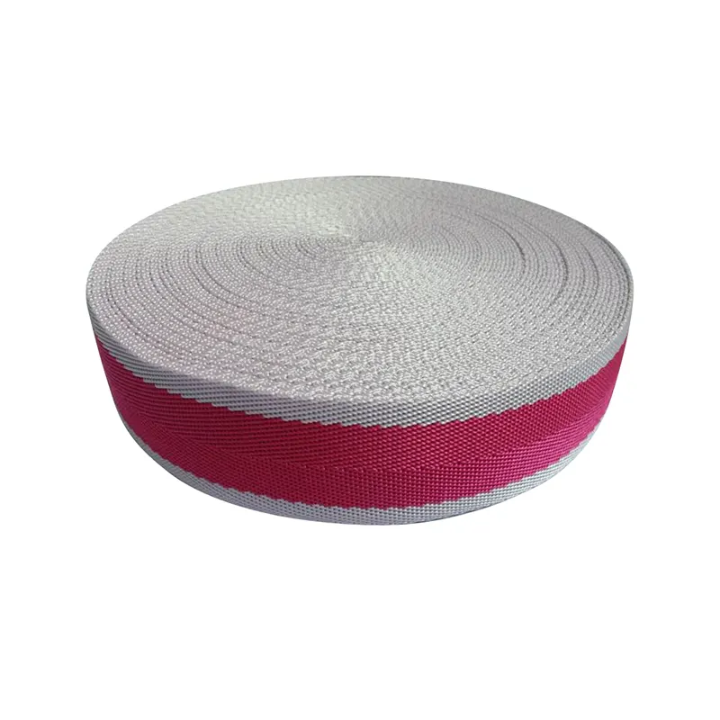 tape herringbone ສີແດງ webbing